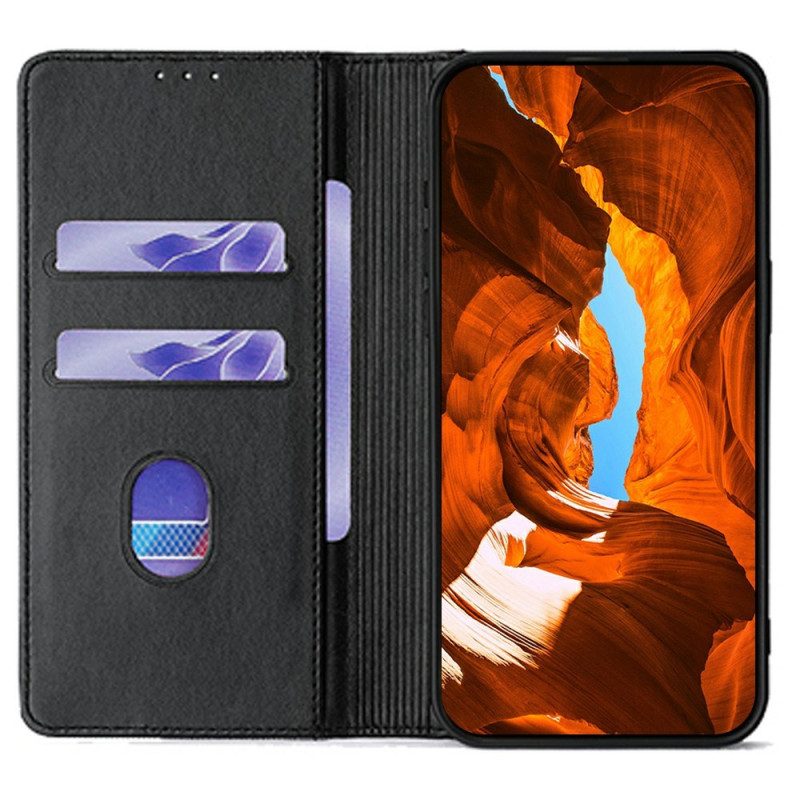 Folio-fodral Xiaomi 15 Pro Rfid-skydd Med Vågmönster
