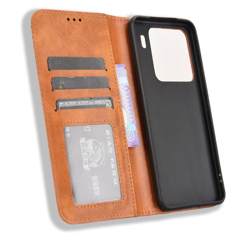 Folio-fodral Xiaomi 15 Pro Vintagekant