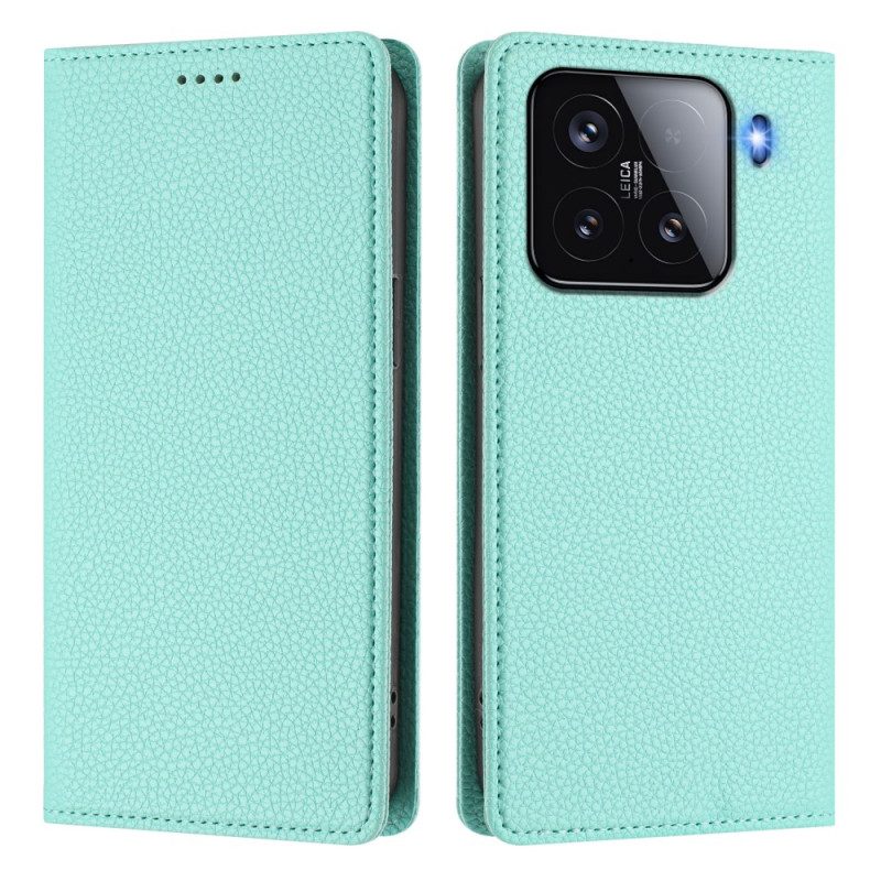 Folio-fodral Xiaomi 15 Rfid-blockerande Lädereffekt