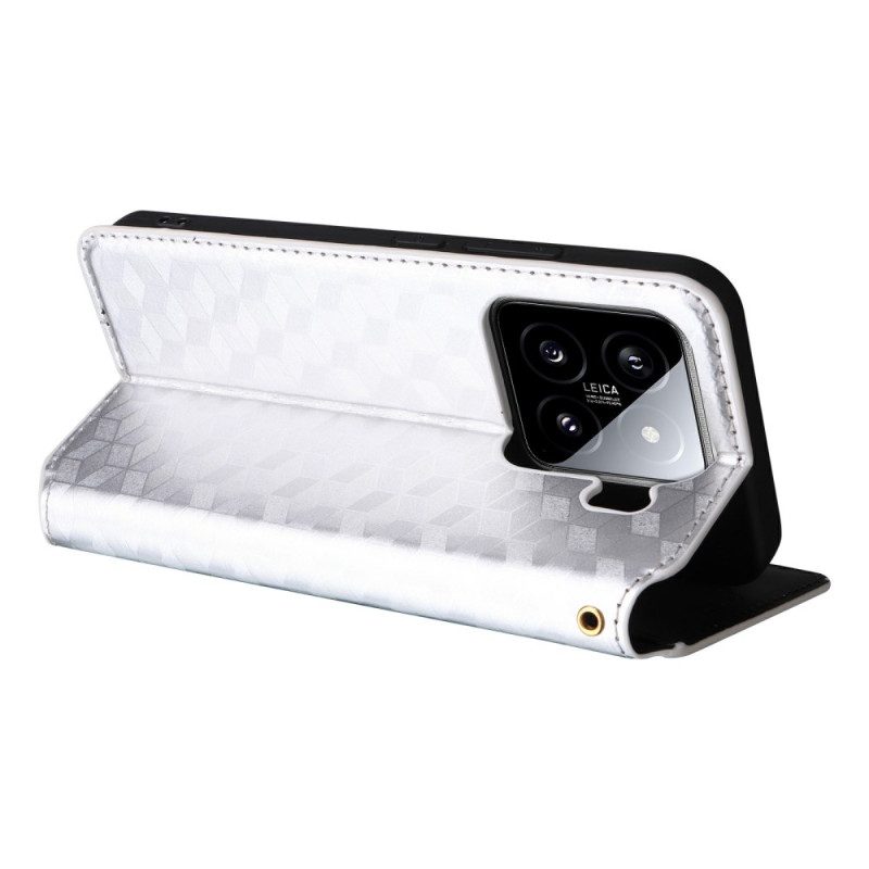 Folio-fodral Xiaomi 15 Telefonfodral 3d-diamanter