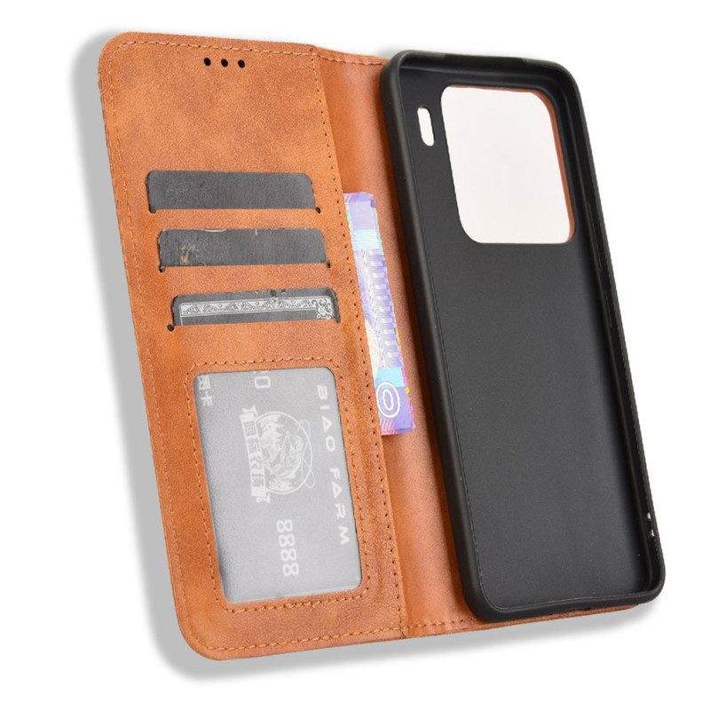 Folio-fodral Xiaomi 15 Telefonfodral Vintage Frieze