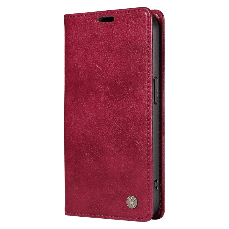 Folio-fodral Xiaomi 15 Telefonfodral Yikatu Vintagestil