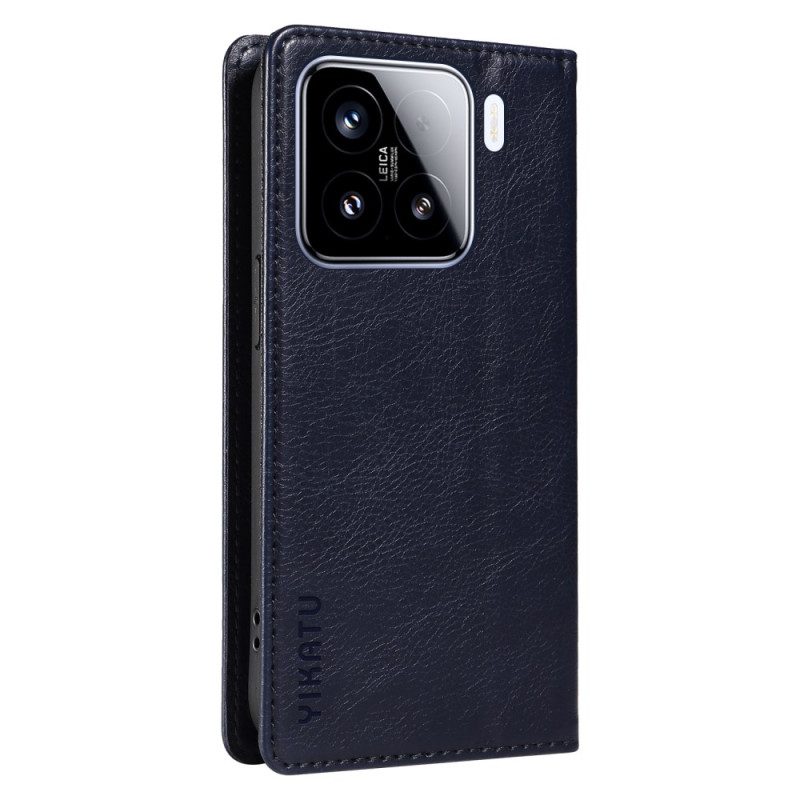 Folio-fodral Xiaomi 15 Telefonfodral Yikatu Vintagestil