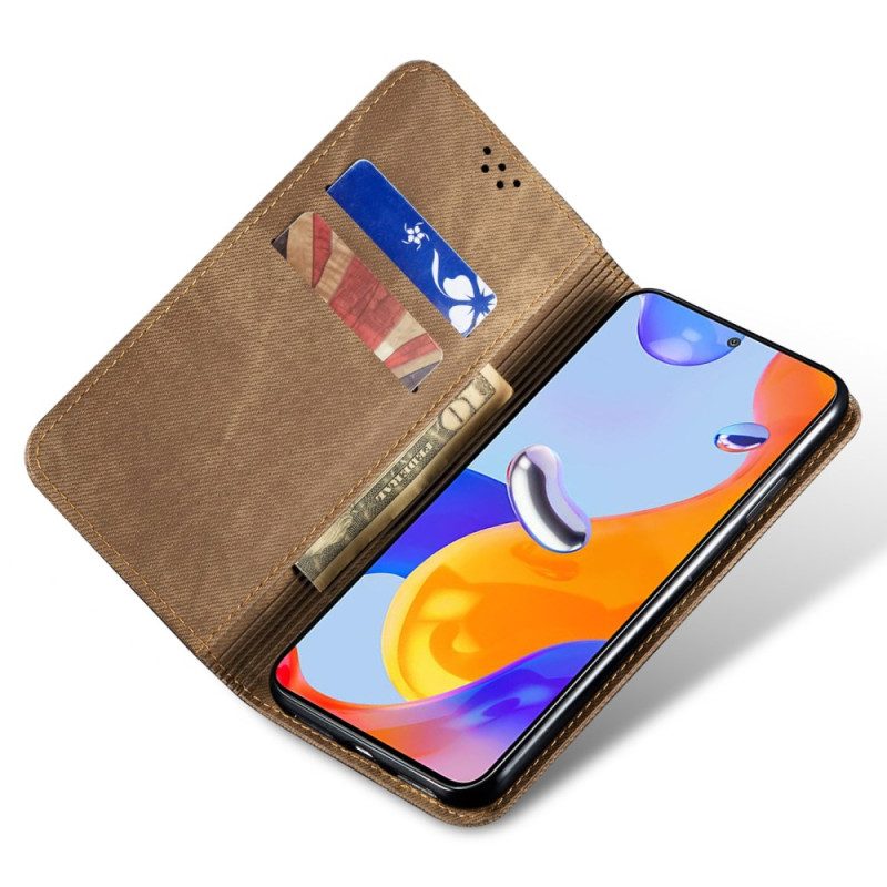Folio-fodral Xiaomi 15 Ultra Denim Tyg