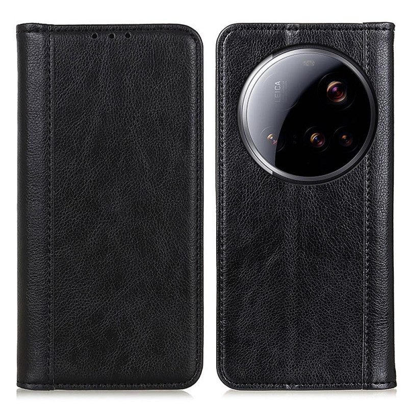 Folio-fodral Xiaomi 15 Ultra Lädersplit