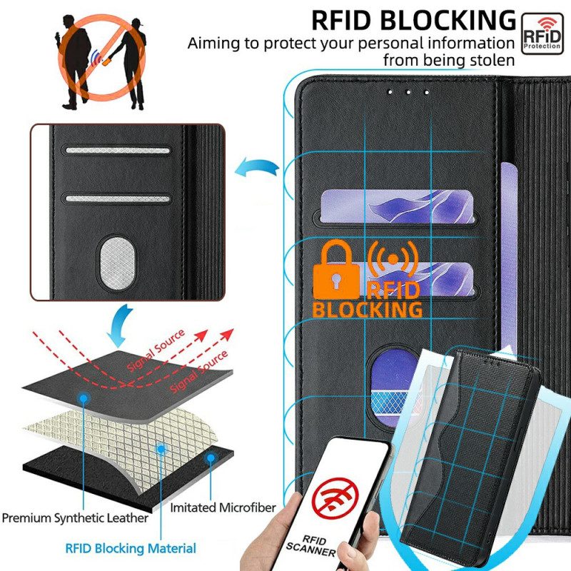 Folio-fodral Xiaomi 15 Vågigt Mönster