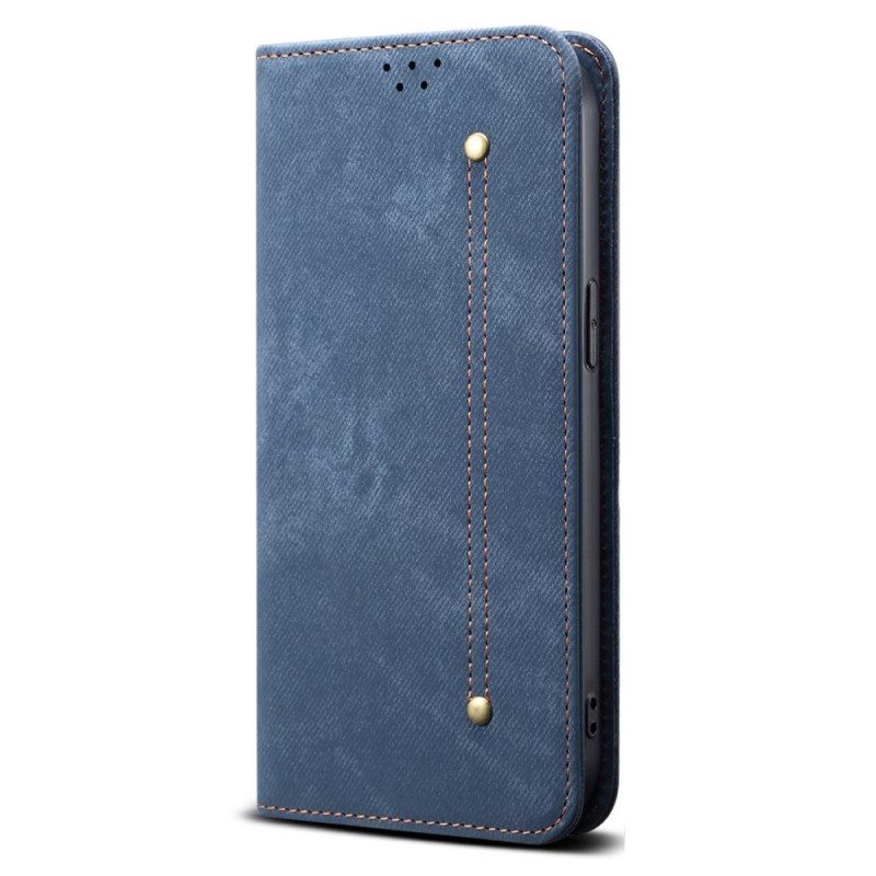 Folio-fodral Xiaomi 15t Denimtyg