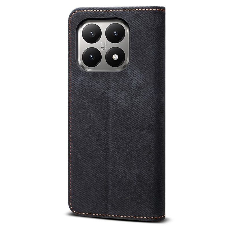 Folio-fodral Xiaomi 15t Denimtyg
