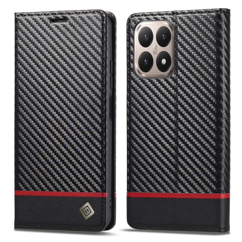Folio-fodral Xiaomi 15t Kolfiber