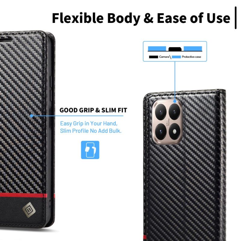 Folio-fodral Xiaomi 15t Kolfiber
