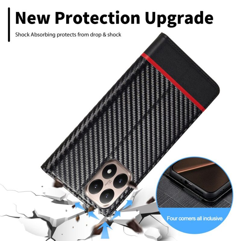 Folio-fodral Xiaomi 15t Kolfiber