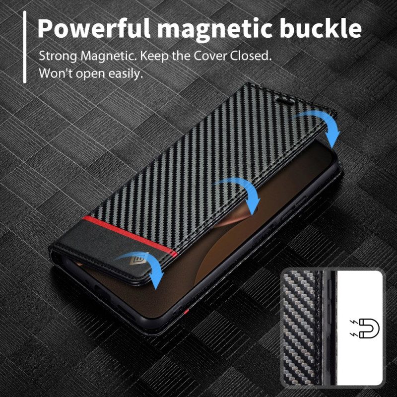 Folio-fodral Xiaomi 15t Kolfiber