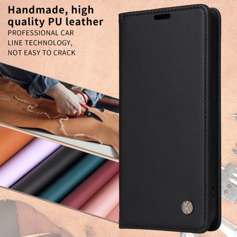 Folio-fodral Xiaomi 15t Matt Konstläder