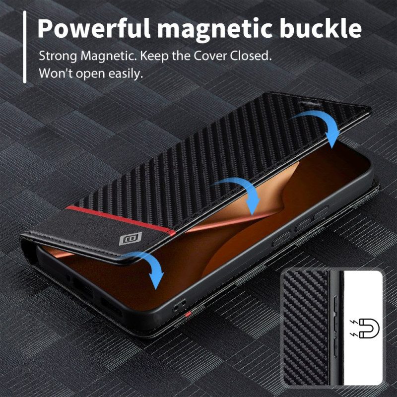 Folio-fodral Xiaomi 15t Pro Kolfiber Fiber