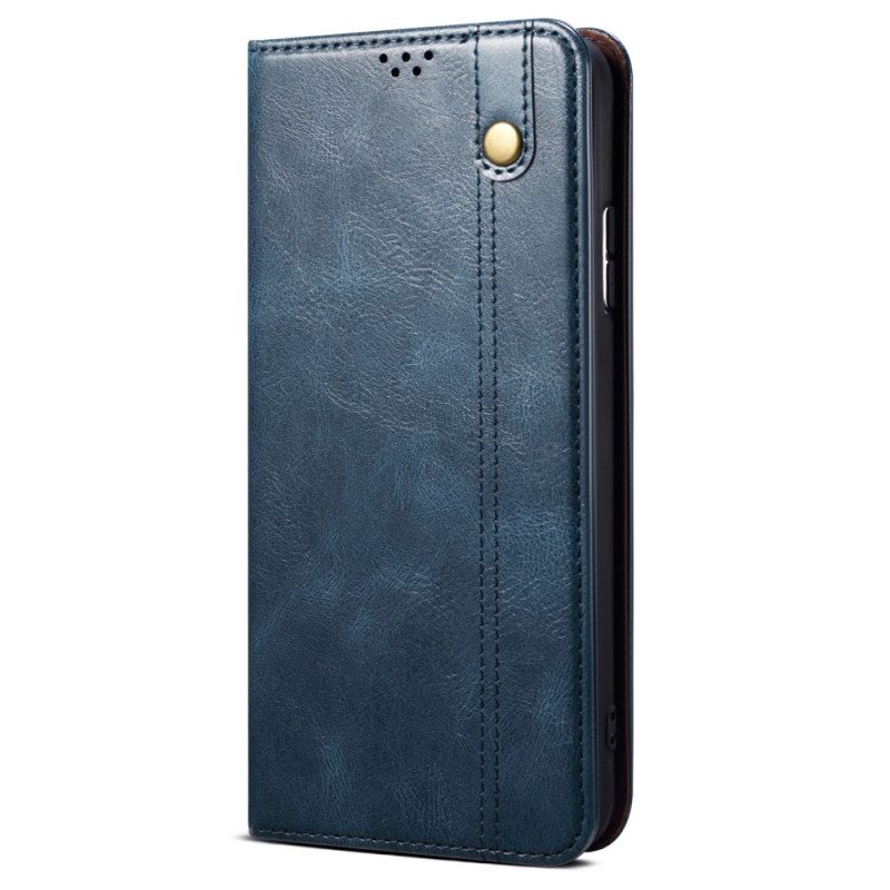 Folio-fodral Xiaomi 15t Pro Vaxat Konstläder