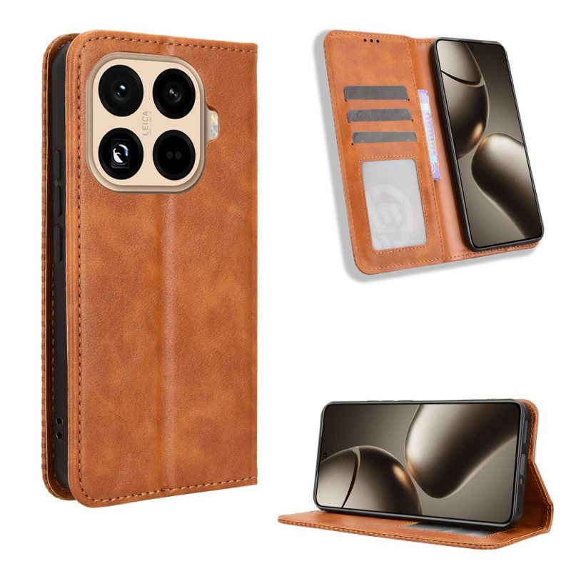 Folio-fodral Xiaomi 15t Pro Vintagekant