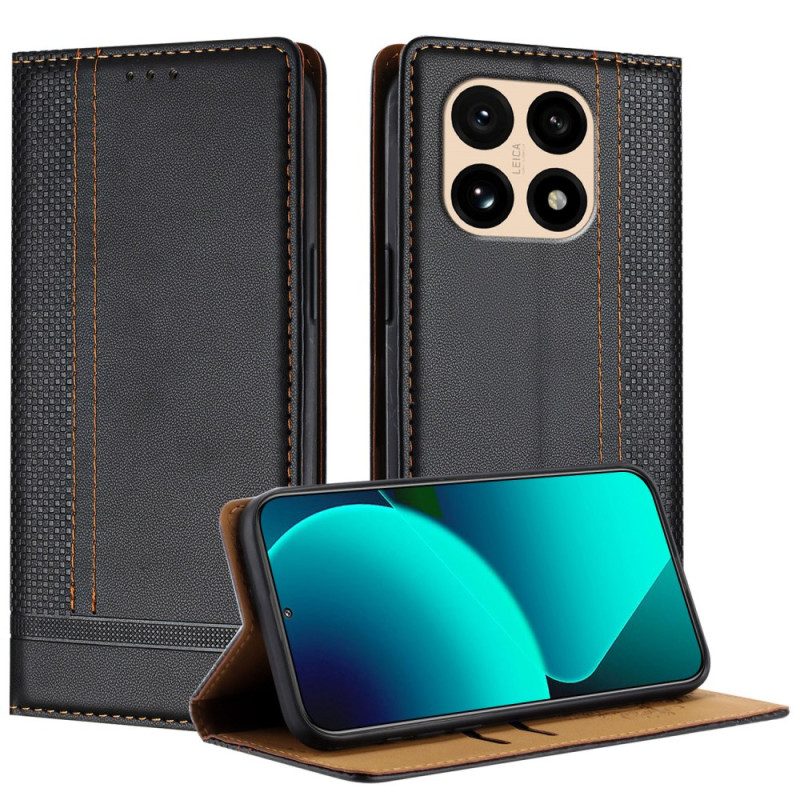 Folio-fodral Xiaomi 15t Telefonfodral Sömmar