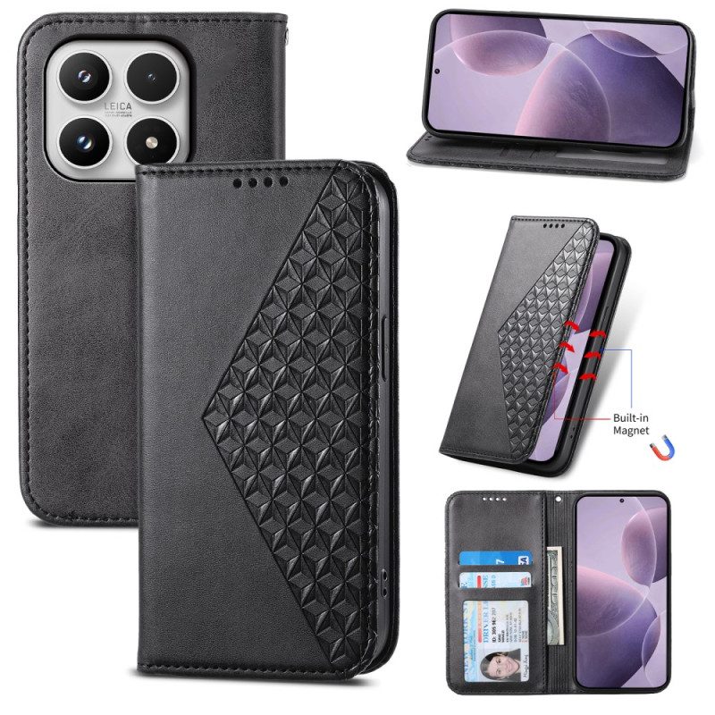 Folio-fodral Xiaomi 17 Diamantmönster