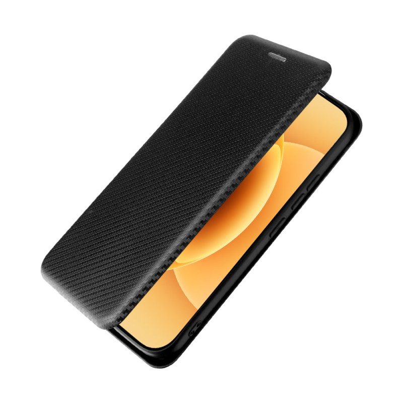Folio-fodral Xiaomi 17 Kolfiberstruktur