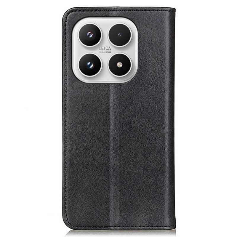 Folio-fodral Xiaomi 17 Lädertextur