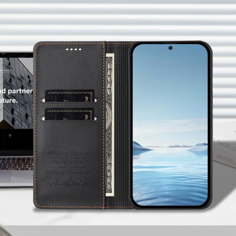 Folio-fodral Xiaomi 17 Magnetisk Stängning Och Rfid-skydd