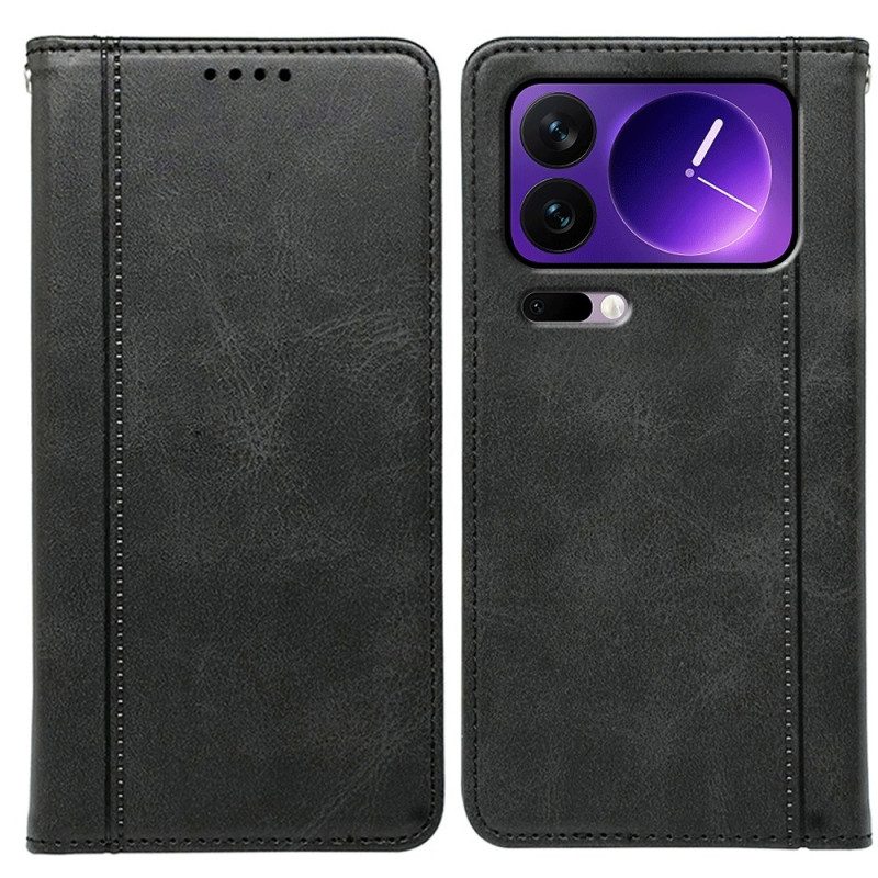 Folio-fodral Xiaomi 17 Pro Max Kantband