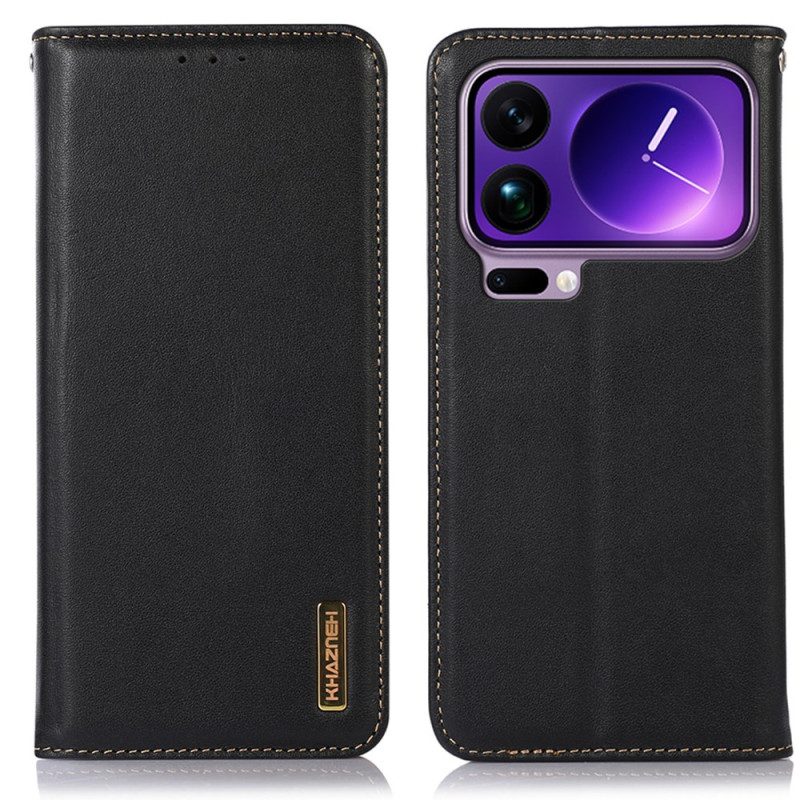 Folio-fodral Xiaomi 17 Pro Max Khazneh-läder