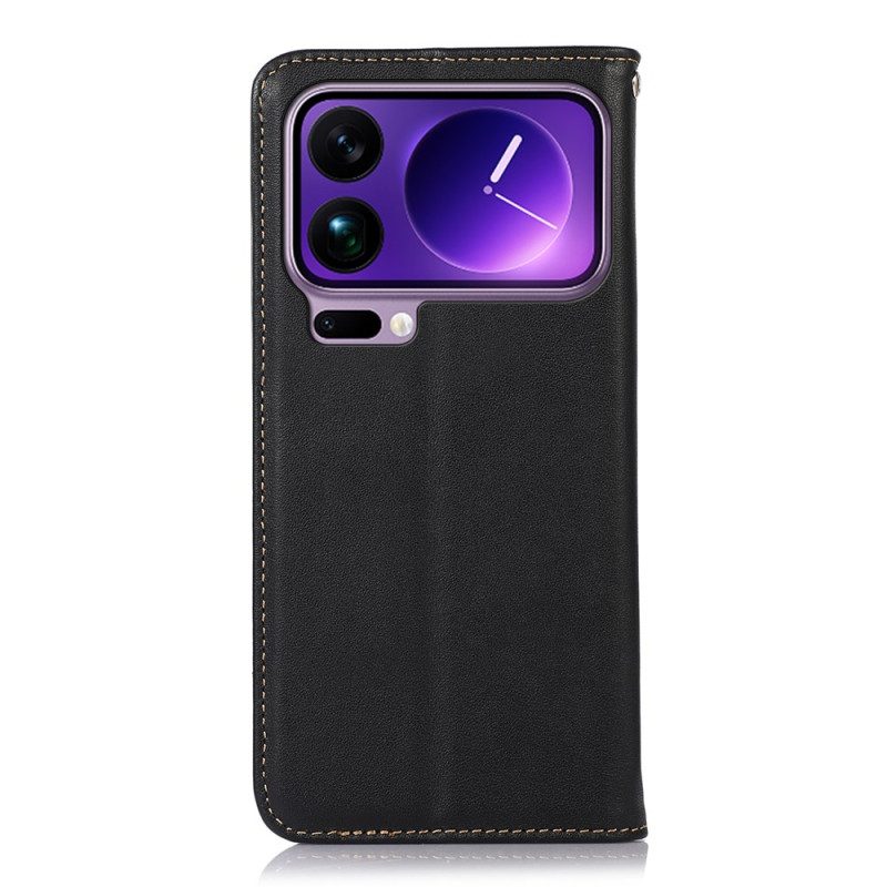 Folio-fodral Xiaomi 17 Pro Max Khazneh-läder