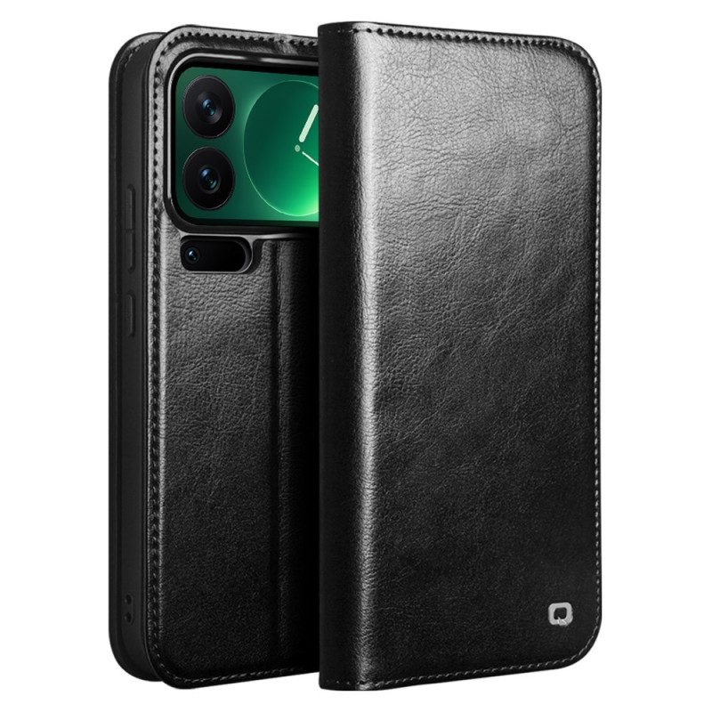 Folio-fodral Xiaomi 17 Pro Max Telefonfodral Qialino Äkta Läder