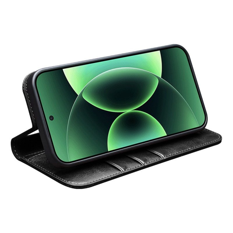 Folio-fodral Xiaomi 17 Pro Max Telefonfodral Qialino Äkta Läder