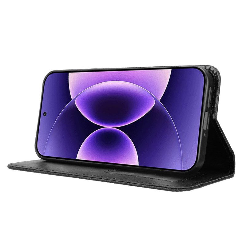 Folio-fodral Xiaomi 17 Pro Max Vintage-kant