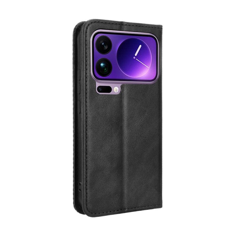 Folio-fodral Xiaomi 17 Pro Max Vintage-kant