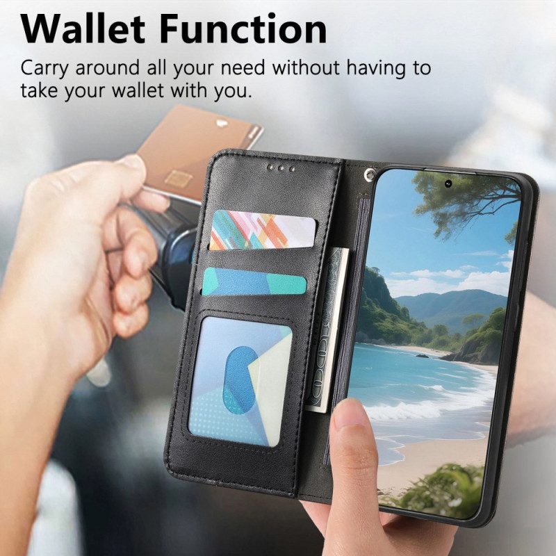 Folio-fodral Xiaomi 17 Pro Telefonfodral Med Elastisk Handledsrem