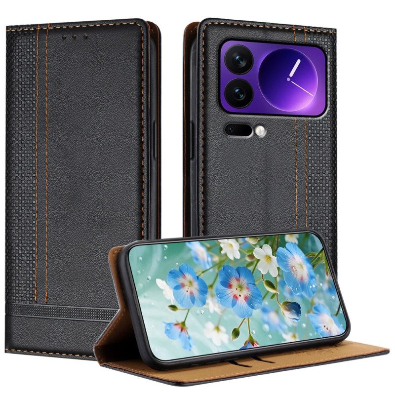 Folio-fodral Xiaomi 17 Pro Telefonfodral Rutmönster