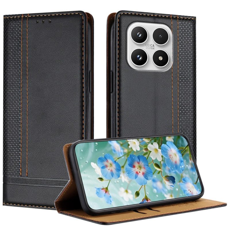 Folio-fodral Xiaomi 17 Telefonfodral Rutmönster