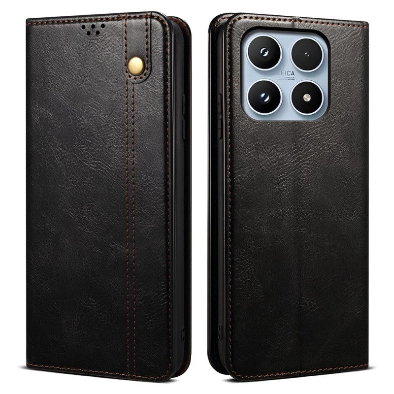 Folio-fodral Xiaomi 17 Telefonfodral Vaxat Konstläder
