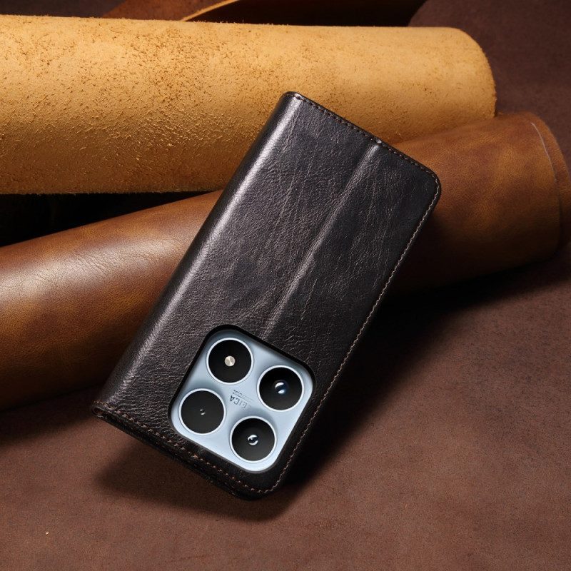Folio-fodral Xiaomi 17 Telefonfodral Vaxat Konstläder