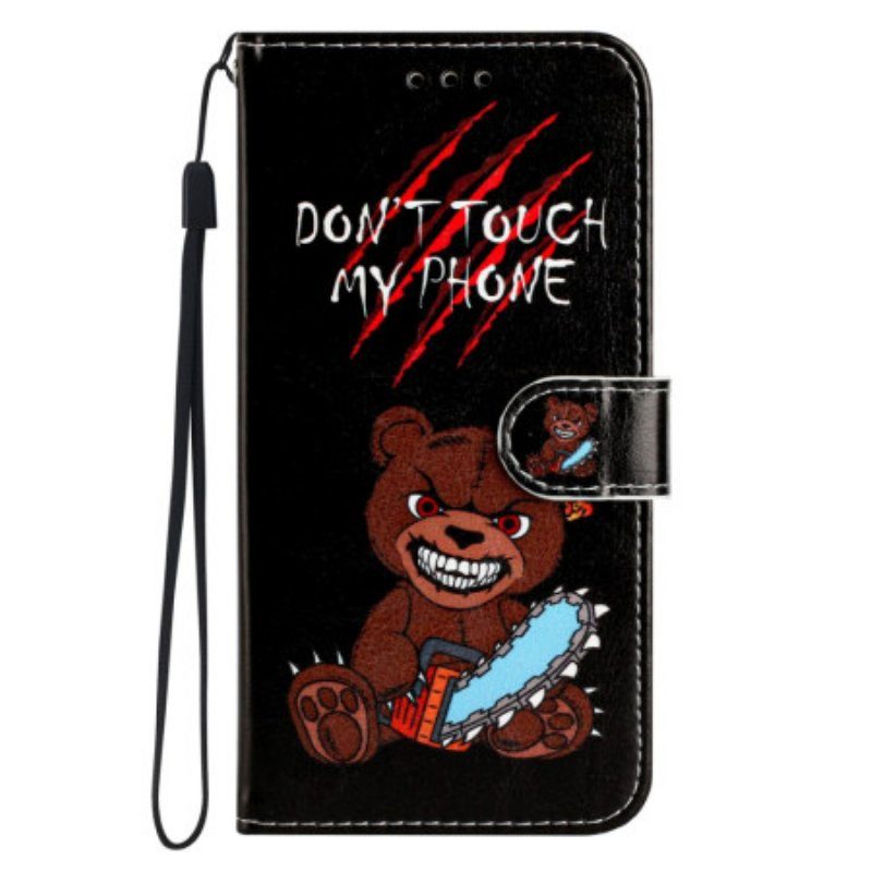 Folio-fodral Xiaomi Redmi A1 Med Kedjar Furious Thong Bear