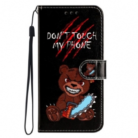 Folio-fodral Xiaomi Redmi A1 Med Kedjar Furious Thong Bear