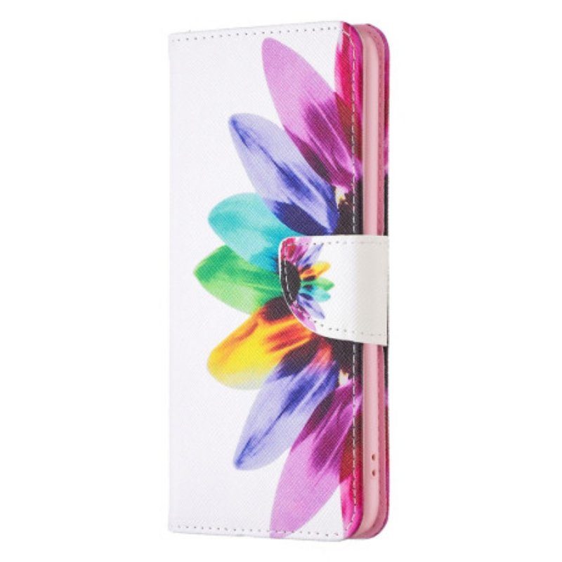 Folio-fodral Xiaomi Redmi Note 12 5G Akvarell Blomma