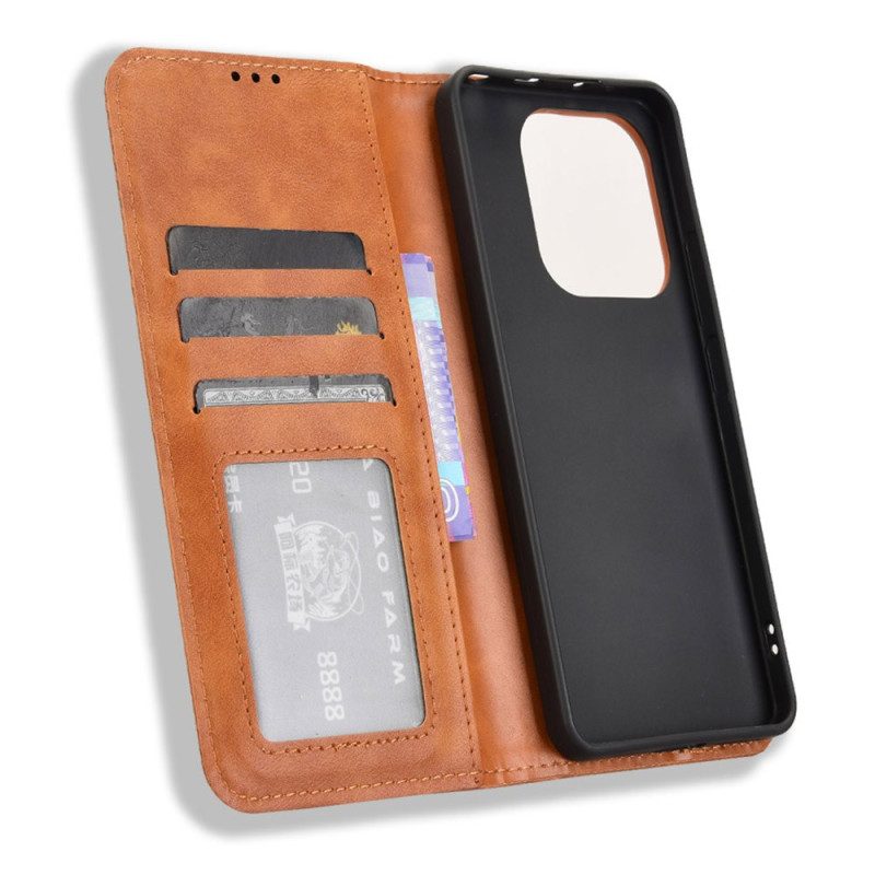 Folio-fodral Xiaomi Redmi Note 14 4g Vintagekant