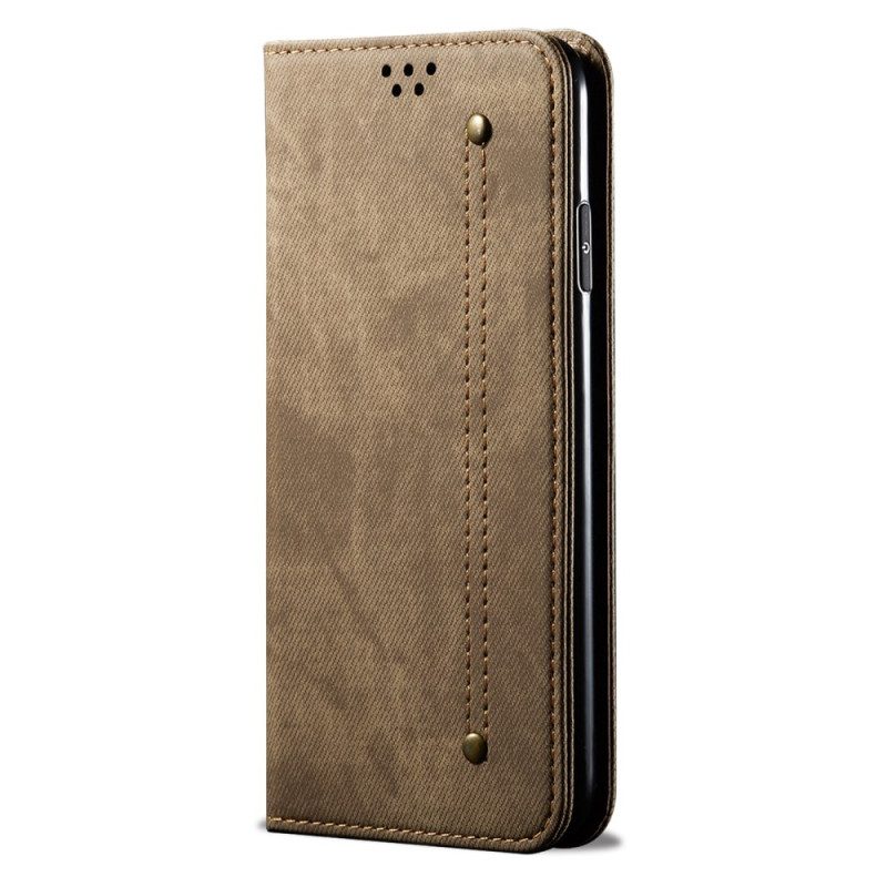 Folio-fodral Xiaomi Redmi Note 14 5g Denimtyg