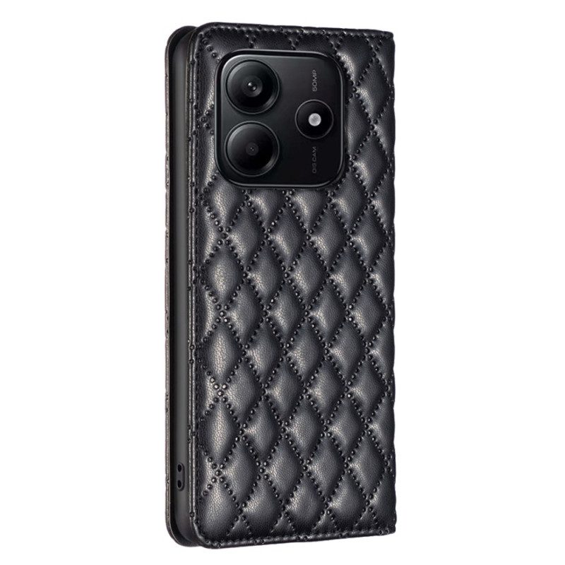 Folio-fodral Xiaomi Redmi Note 14 5g Quiltad Binfen Color
