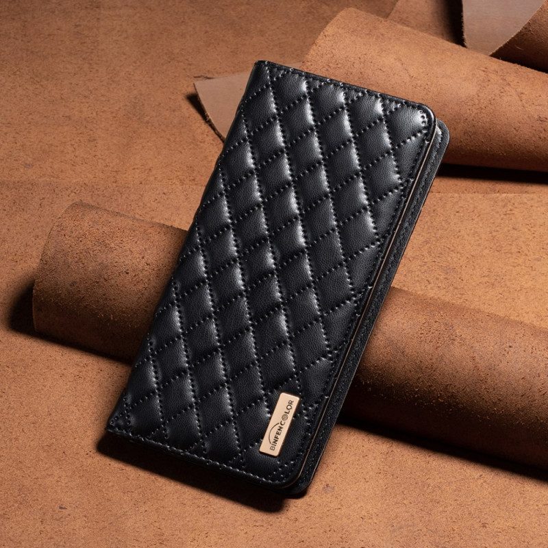 Folio-fodral Xiaomi Redmi Note 14 5g Quiltad Binfen Color