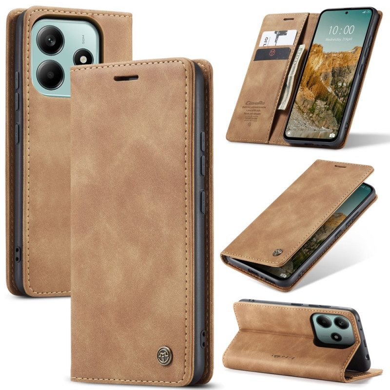 Folio-fodral Xiaomi Redmi Note 14 5g Telefonfodral Caseme-läder Effekt
