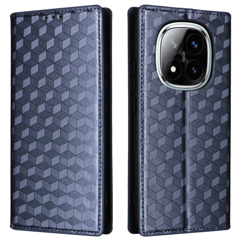 Folio-fodral Xiaomi Redmi Note 14 Pro 4g 3d-diamanter