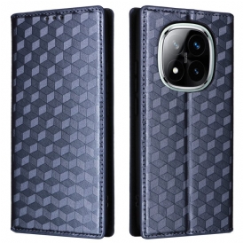 Folio-fodral Xiaomi Redmi Note 14 Pro 4g 3d-diamanter
