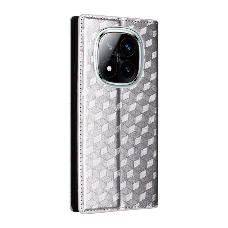 Folio-fodral Xiaomi Redmi Note 14 Pro 4g 3d-diamanter