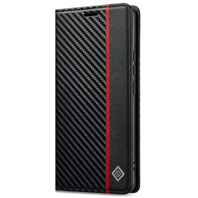 Folio-fodral Xiaomi Redmi Note 14 Pro 4g Kolfiberstruktur