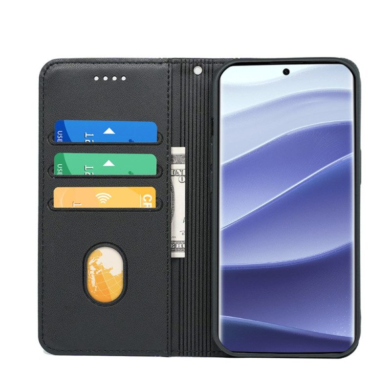 Folio-fodral Xiaomi Redmi Note 14 Pro 4g Sömmar Och Rem